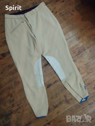 Брич за езда жълт Л