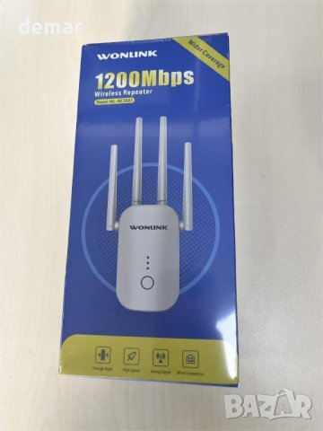 1200Mbps WiFi Extender за дома с 4*антени, Лесна настройка, снимка 8 - Друга електроника - 43187169