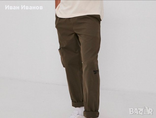 Reebok Cargo  Текстилни панталони Classics Camping Regular Fit размер М-Л, снимка 2 - Панталони - 43839876