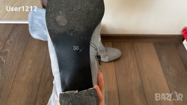 Велурени чизми , снимка 4 - Дамски ботуши - 44028070