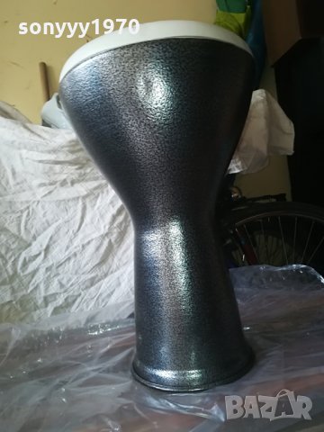 ГОЛЯМА ТАРАМБУКА-СИВ МЕТАЛИК-41Х26СМ, снимка 6 - Ударни инструменти - 28414043