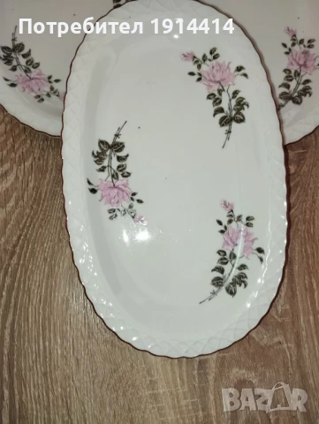 Български порцелан, снимка 5 - Чинии - 50743922