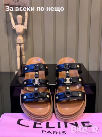 Celine Дамски Чехли Селин - Налични Различни Цветове Код E274, снимка 13 - Чехли - 50415319