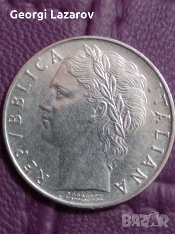 100 лири Италия 1972