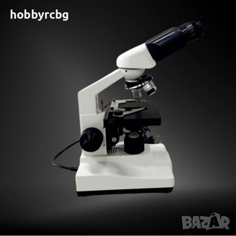 Професионален биологичен бинокулярен микроскоп 40х-1600х за STEM кабинети, училища, научни дейности, снимка 3 - Медицинска апаратура - 50769392