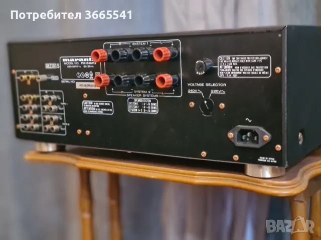 Усилвател Marantz PM 64 mk2, снимка 7 - Ресийвъри, усилватели, смесителни пултове - 49379733