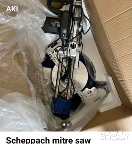 Scheppach HM216 2000W 216 MM SB Плъзгащ митър трион 230 V, снимка 3 - Други инструменти - 40202013