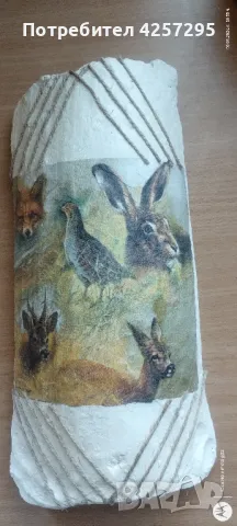 Керемида с декупаж , снимка 6 - Декорация за дома - 47483161