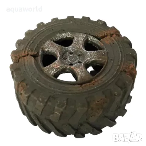 "ПРОМОЦИЯ" Изкуствена декорация - Гума с джанта