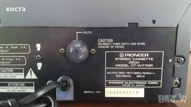 Pioneer CT-W770R, снимка 15 - Декове - 35424261
