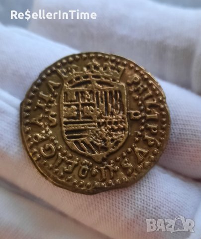 Реплика на испанска монета , снимка 3 - Нумизматика и бонистика - 43412349