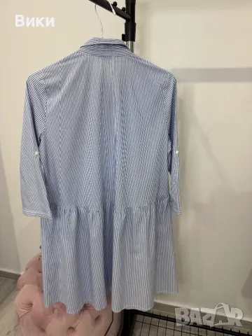 Рокля тип риза подходяща за S-M, снимка 8 - Рокли - 48488099