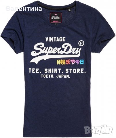 Разпродажба! Оригинална Superdry дамска маркова тениска, М, снимка 1 - Тениски - 36619162