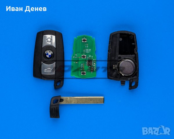 Ключ с чип за BMW / Бмв /  е60 / е90 / F10 / F20 / е63 Кутийка 3 бутона с перо , снимка 5 - Аксесоари и консумативи - 31139609