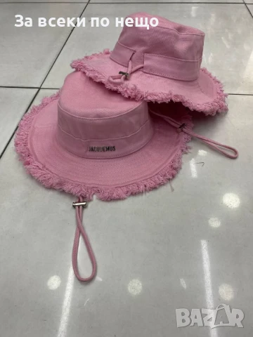 Jacquemus Лятна Шапка Капела Жакъмюс - Налични Различни Цветове Код E563, снимка 6 - Шапки - 50824735