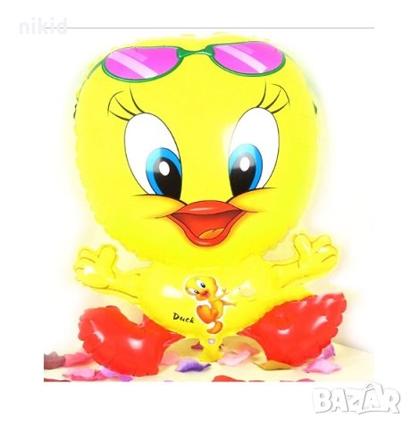 Туити Looney Tunes патето пате фолио фолиев балон хелий или въздух рожден ден парти, снимка 2 - Други - 26560234