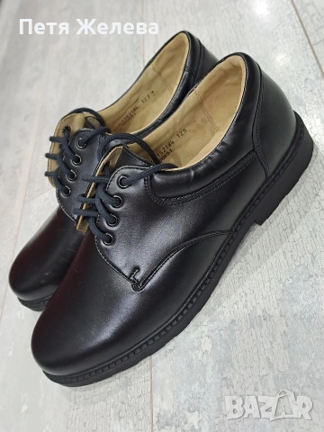 Мъжки ортопедични обувки от естествена кожа N44, снимка 2 - Ежедневни обувки - 53141466
