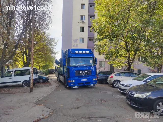 ман с кран, снимка 4 - Камиони - 48430458