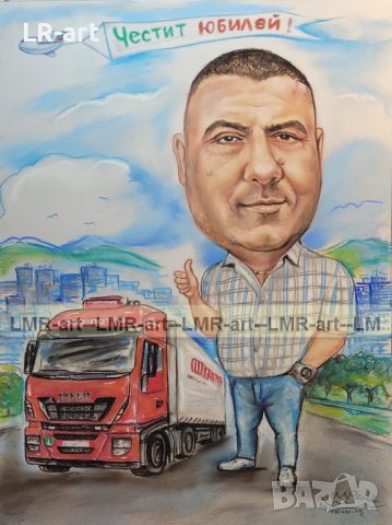 КАРИКАТУРИ , ШАРЖ от снимка, рисувам ръчно, снимка 10 - Картини - 39223865