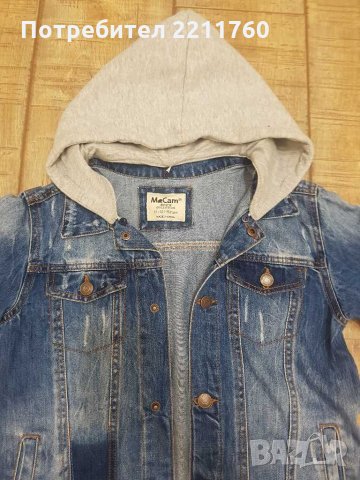 Дънково яке за 11-12г, снимка 2 - Детски якета и елеци - 28776542