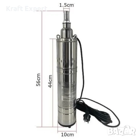 Потопяема сондажна помпа 1.1kW | Диаметър 100 мм | 1″, снимка 3 - Други инструменти - 51131873