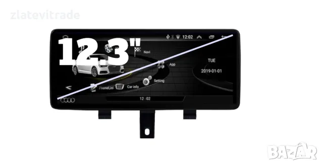 AUDI Q3 2013/2018 HIGH 10.25"/12.3'' - андроид навигация, 3204+10/+12, снимка 4 - Навигация за кола - 48611216