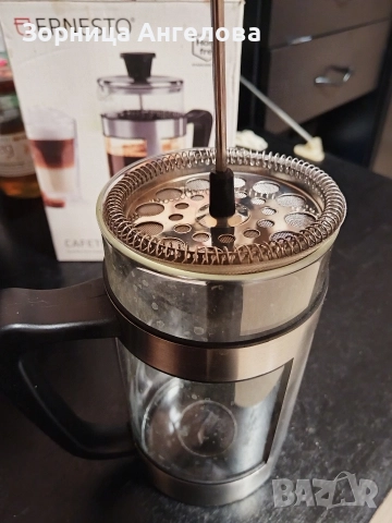  Френска преса ERNESTO – 1 литър (чисто нова), снимка 6 - Кафемашини - 52840559