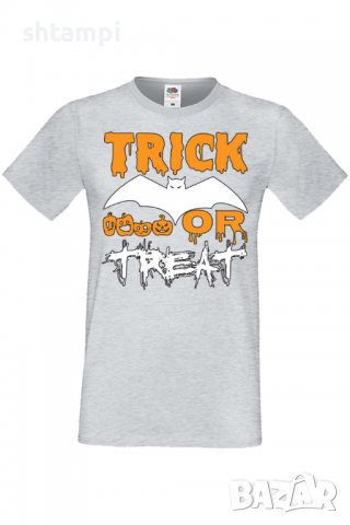 Мъжка тениска,Trick Or Treat 1,Halloween,Хелоуин,Празник,Забавление,Изненада,Обичаи,, снимка 5 - Тениски - 38132041