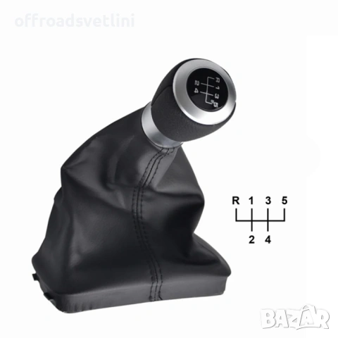 Топка за скоростен лост с маншон за Seat Alhambra – 5 скорости, снимка 3 - Аксесоари и консумативи - 53057743