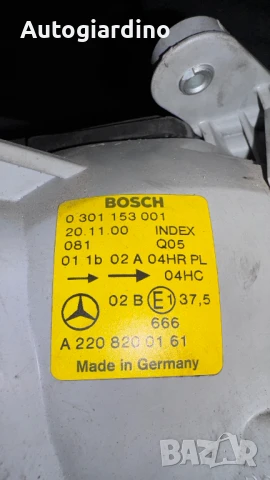 Оригинални Фарове зa Mercedes C class  - 0301153001 / A2208200161 / 0301153272, снимка 2 - Части - 51182750