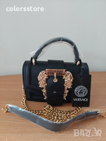 Черна чанта Vers@ce/SG60y, снимка 4 - Чанти - 51703755