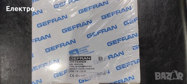 GEFRAN GFXTERMO4-C-0-0 , снимка 1 - Други машини и части - 44003405