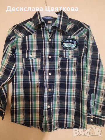 Две ризи и памучна блуза., снимка 4 - Детски ризи - 32467693