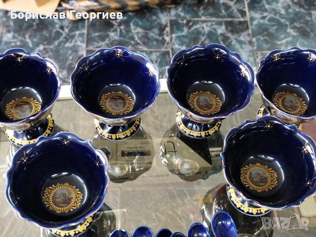 Порцеланови купички за десерт Bavaria Kobalt, снимка 4 - Сервизи - 53259321