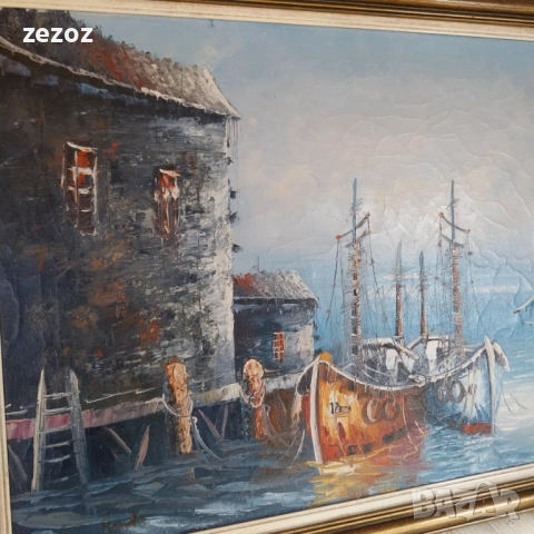 Авторска картина масло върху платно, снимка 6 - Картини - 52127534