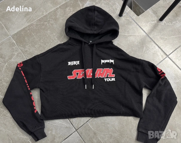 Блуза с дълъг ръкав- Crop top 