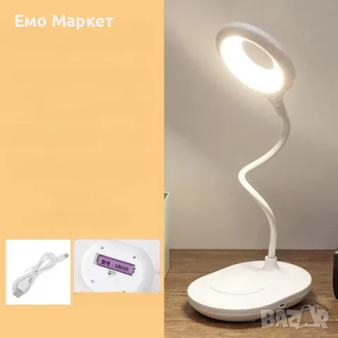 Настолна LED лампа за бюро с 12 крушчици, 6 W, снимка 4 - Настолни лампи - 49120092