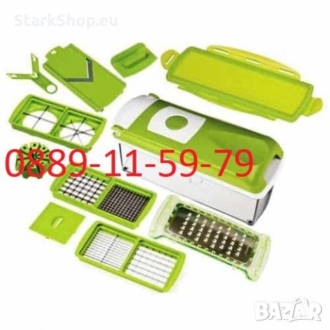 Кухненско ренде 12в1 Nicer Dicer Plus, снимка 2 - Кухненски роботи - 28815677