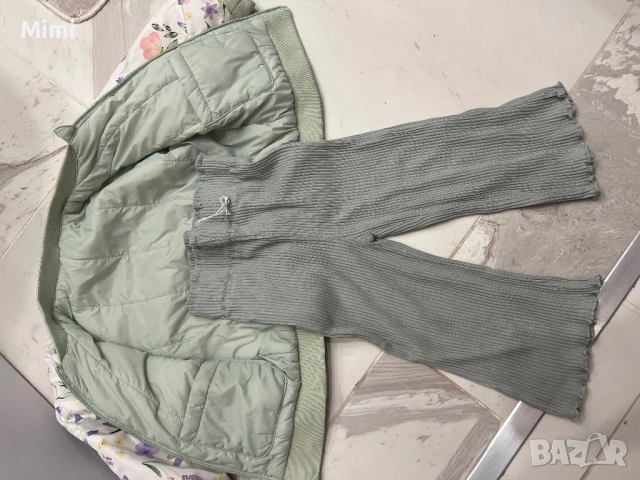 Лот от 2ч бебешко яке и панталон нов, снимка 5 - Комплекти за бебе - 53576705