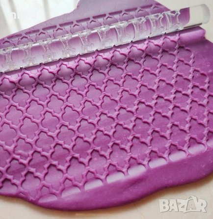 Мароканска Мрежа Прозрачна релефна текстурна точилка за фондан украса