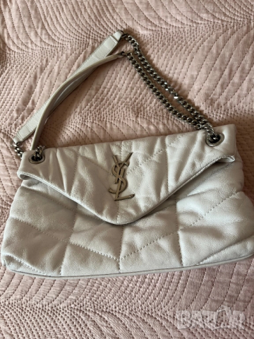 YSL естествена кожа чанта, снимка 10 - Чанти - 52374847