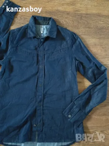 g-star tf straight shirt wmn - страхотна дамска риза КАТО НОВА С, снимка 5 - Ризи - 48118212