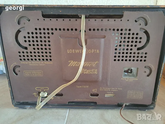 лампово радио Loewe opta magnet   , снимка 9 - Радиокасетофони, транзистори - 49004196