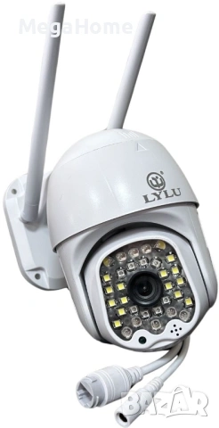 Камера за видеонаблюдение LYLU 5MP , Куполна, Wi-Fi, IP, 1080p, ICSEE