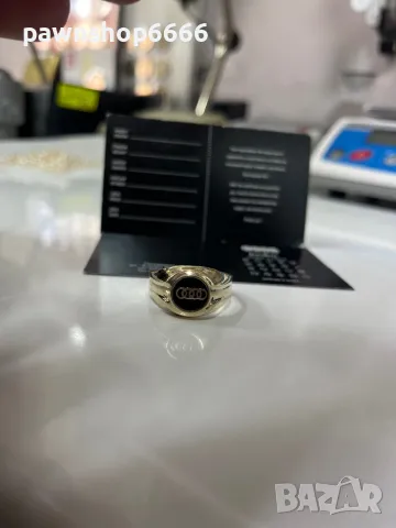Златен пръстен 14 карата, снимка 9 - Пръстени - 48859492
