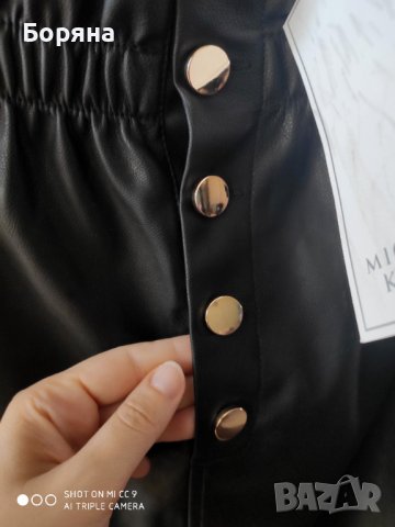 Нова кожена пола тип молив с висока талия Michelle Kеegan , снимка 7 - Поли - 37274885