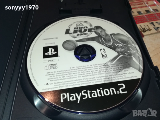 SONY PS2 GAME NBA LIVE 2002 2611250836, снимка 2 - Игри за PlayStation - 52544479