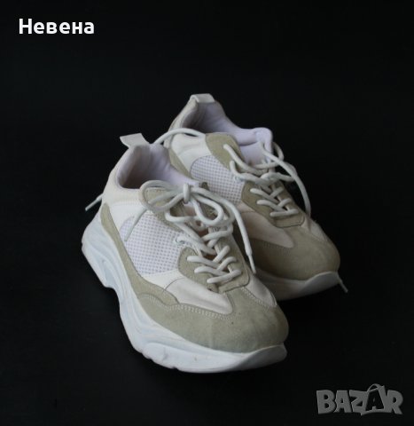 Дамски Сникърси Естествена Кожа Италиянски Номер 38, снимка 2 - Маратонки - 43919375