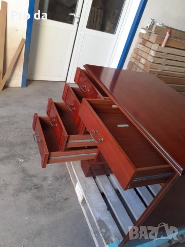 Орнаментно бюро (фурнир лак), снимка 2 - Бюра - 44066152