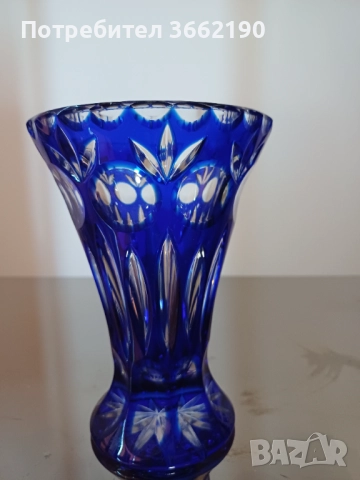 Сет от две кристални вази, снимка 2 - Вази - 52778240